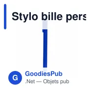 Stylo bille personnalisable RABS avec logo - Saly - Miniature 11