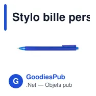 Stylo bille personnalisable RABS avec logo - Saly - Miniature 12