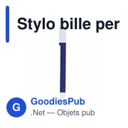 Stylo bille personnalisable RABS avec logo - Saly - Miniature 4
