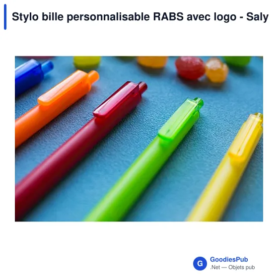 Stylo bille personnalisable RABS avec logo - Saly - Image 7