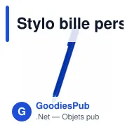 Stylo bille personnalisable RABS avec logo - Saly - Miniature 9