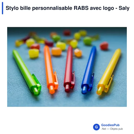 Stylo bille personnalisable RABS avec logo - Saly - Image 10