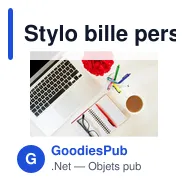 Stylo bille personnalisable avec logo - Modèle Rachel - Miniature 2