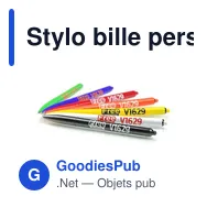 Stylo bille personnalisable avec logo - Modèle Rachel - Miniature 12