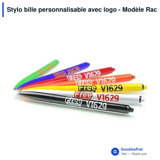 Stylo bille personnalisable avec logo - Modèle Rachel - Image 12