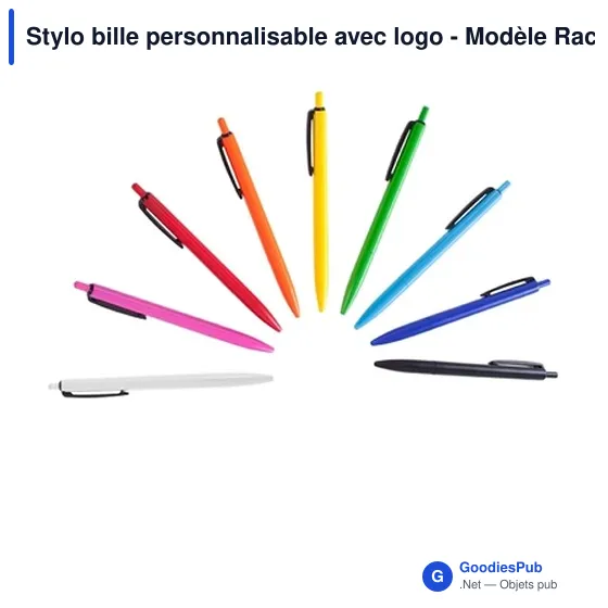 Stylo bille personnalisable avec logo - Modèle Rachel - Image 3