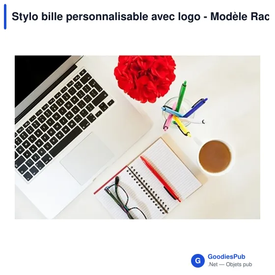 Stylo bille personnalisable avec logo - Modèle Rachel - Image 10
