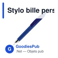 Stylo bille personnalisable en ABS soft touch avec logo - Riva - Miniature 2