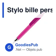 Stylo bille personnalisable en ABS soft touch avec logo - Riva - Miniature 3