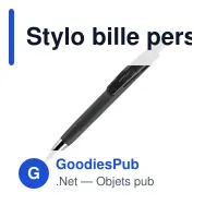 Stylo bille personnalisable en ABS soft touch avec logo - Riva - Miniature 4