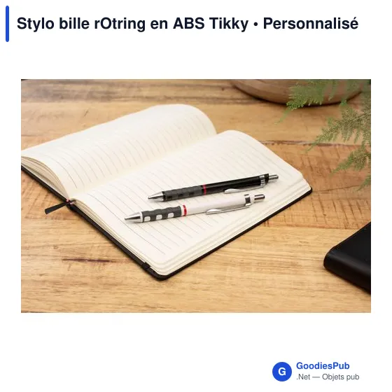Stylo bille personnalisable rOtring avec logo - Modèle Tikky - Image 6