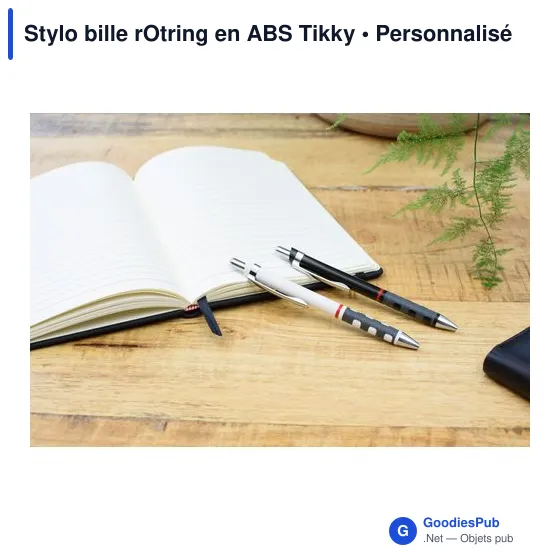 Stylo bille personnalisable rOtring avec logo - Modèle Tikky - Image 7