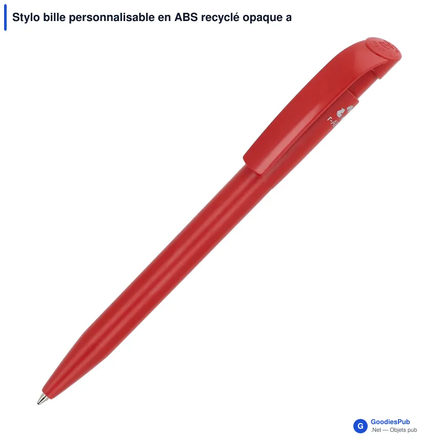 Stylo bille personnalisable en ABS recyclé opaque avec logo - Stilolinea S45 - Image 11