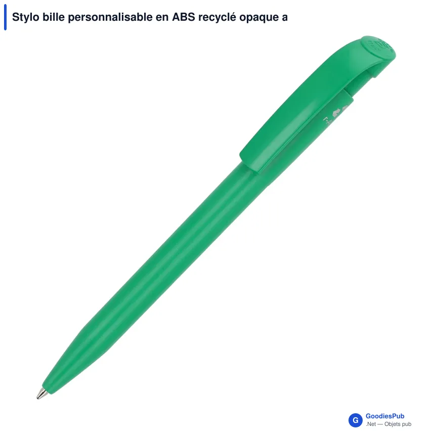 Stylo bille personnalisable en ABS recyclé opaque avec logo - Stilolinea S45 - Image 12