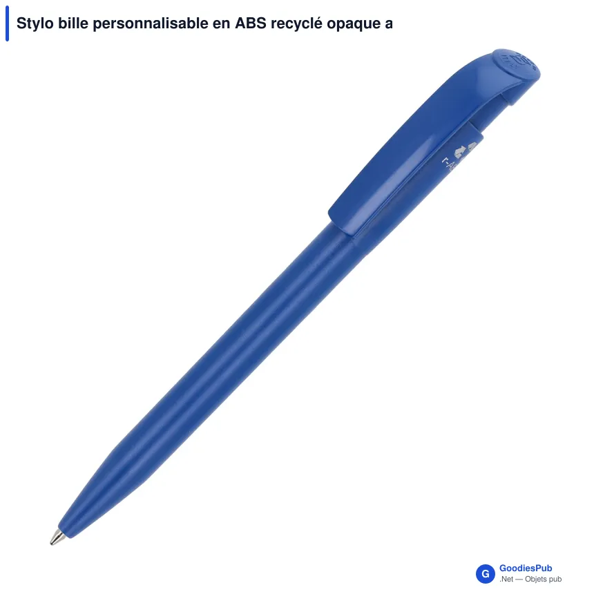 Stylo bille personnalisable en ABS recyclé opaque avec logo - Stilolinea S45 - Image 3