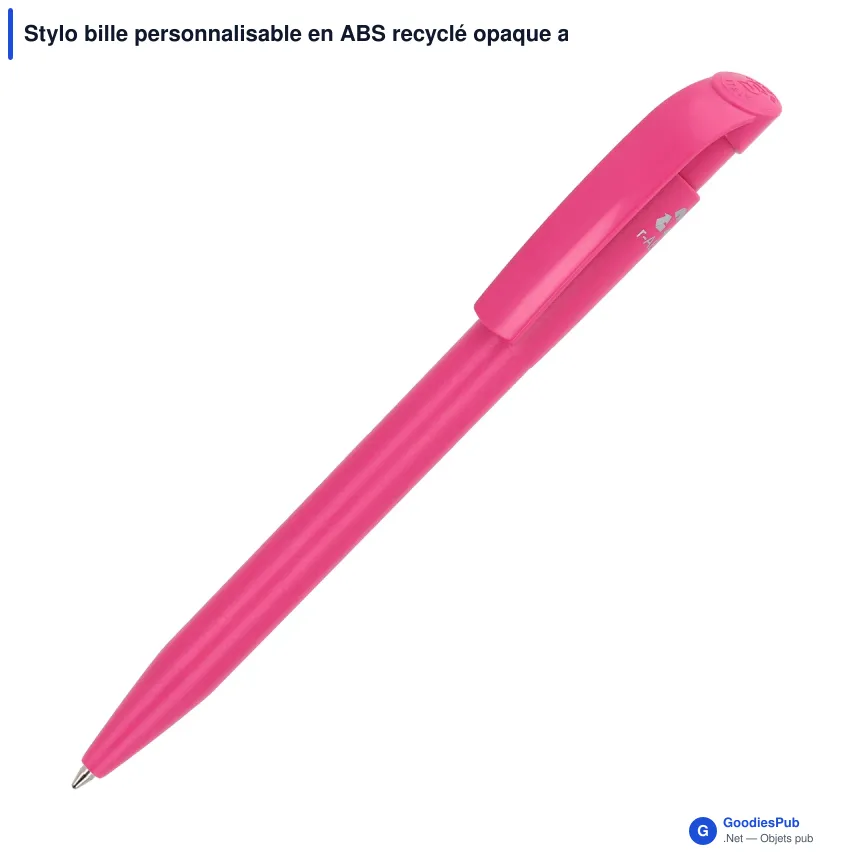 Stylo bille personnalisable en ABS recyclé opaque avec logo - Stilolinea S45 - Image 7