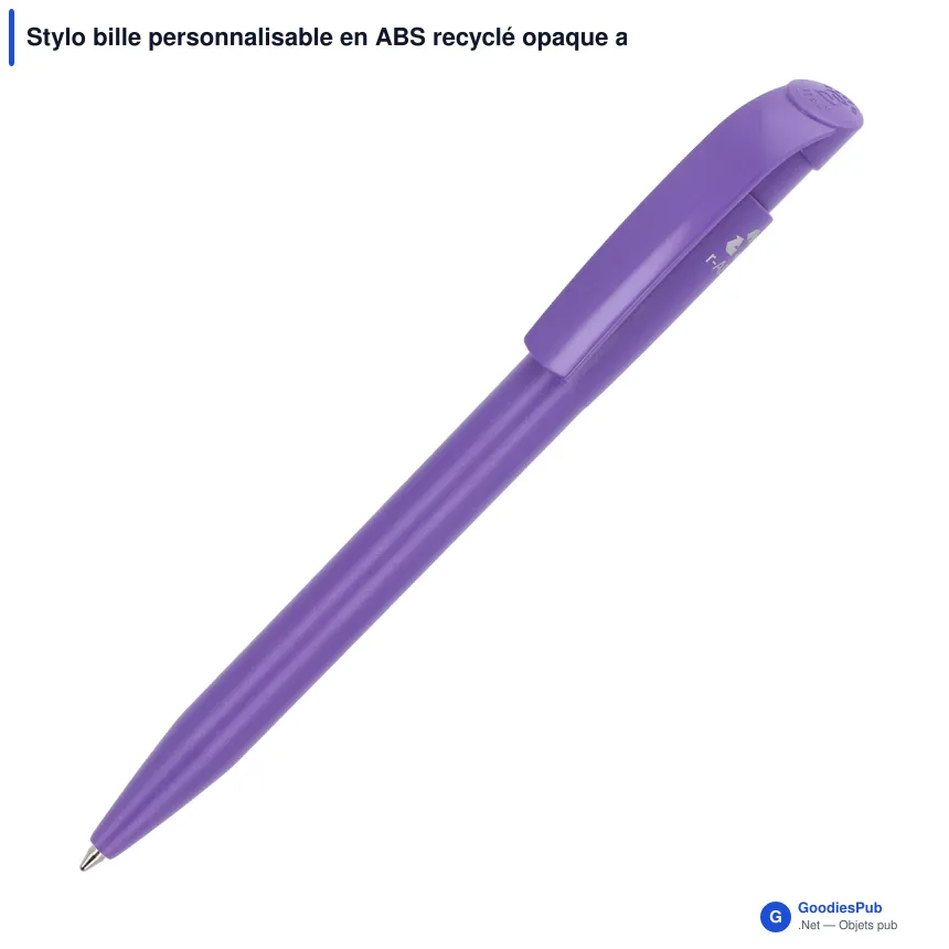 Stylo bille personnalisable en ABS recyclé opaque avec logo - Stilolinea S45 - Image 8