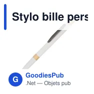 Stylo bille personnalisable en aluminium recyclé avec logo - Sering - Miniature 4