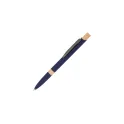 Variante Bleu foncé - Stylo bille personnalisable en aluminium recyclé avec logo - Sering