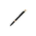 Variante Noir - Stylo bille personnalisable en aluminium recyclé avec logo - Sering