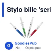 Stylo bille 'seringue' | Christine - Miniature 8