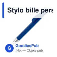 Stylo bille personnalisable soft touch en ABS recyclé avec logo - Slash - Miniature 4