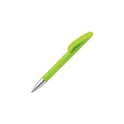 Variante Vert clair - Stylo bille personnalisable soft touch en ABS recyclé avec logo - Slash