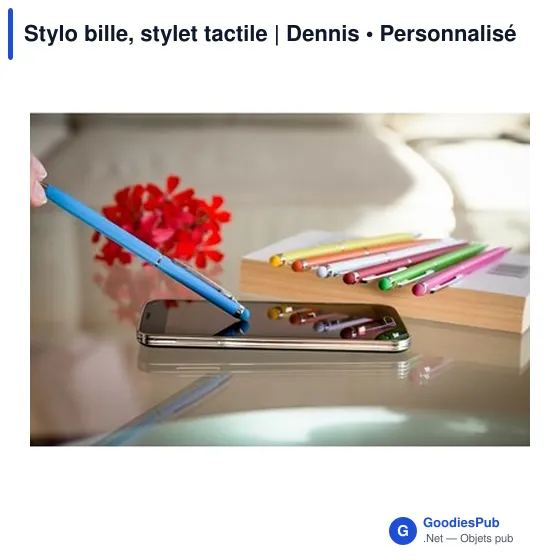 Stylo bille, stylet tactile | Dennis - Image 12