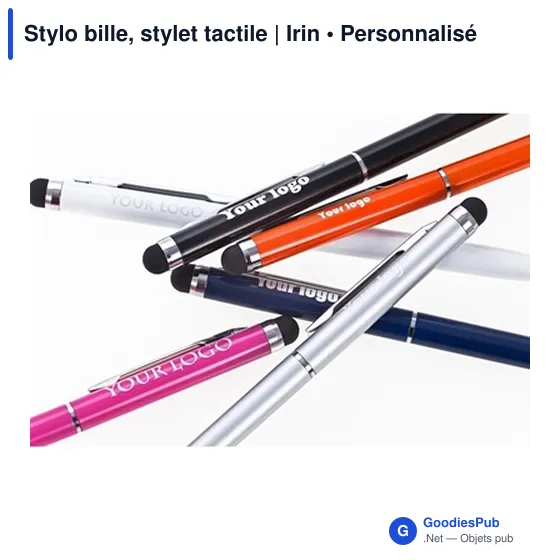 Stylo bille, stylet tactile | Irin - Image 12