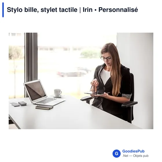 Stylo bille, stylet tactile | Irin - Image 9