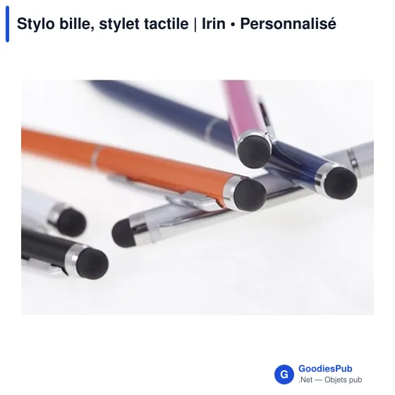 Stylo bille, stylet tactile | Irin - Image 10