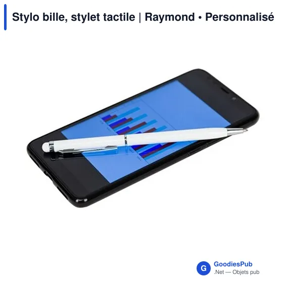 Stylo bille, stylet tactile | Raymond - Image 2