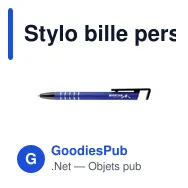 Stylo bille personnalisable avec support de téléphone et logo | Erran - Miniature 10