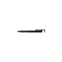 Variante noir - Stylo bille personnalisable avec support de téléphone et logo | Erran