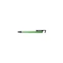 Variante vert - Stylo bille personnalisable avec support de téléphone et logo | Erran