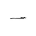 Variante gris - Stylo bille personnalisable avec support de téléphone et logo | Erran
