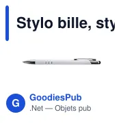 Stylo bille personnalisable avec logo et stylet tactile | Zachary - Miniature 3