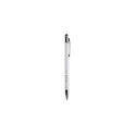 Variante blanc - Stylo bille personnalisable avec logo et stylet tactile | Zachary
