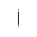 Variante noir - Stylo bille personnalisable avec logo et stylet tactile | Zachary