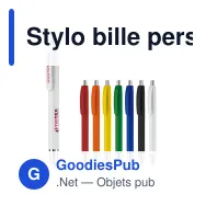 Stylo bille personnalisable en ABS opaque avec logo - Texas - Miniature 1