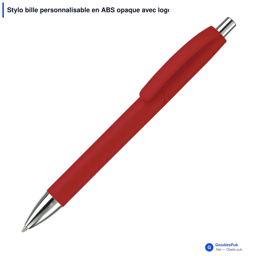 Stylo bille personnalisable en ABS opaque avec logo - Texas - Image 2