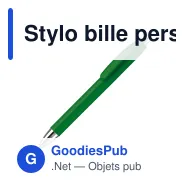 Stylo bille personnalisable en ABS opaque avec logo - Texas - Miniature 4