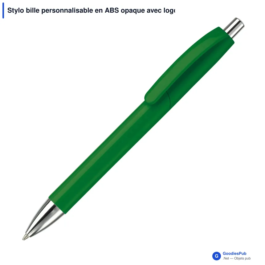 Stylo bille personnalisable en ABS opaque avec logo - Texas - Image 4
