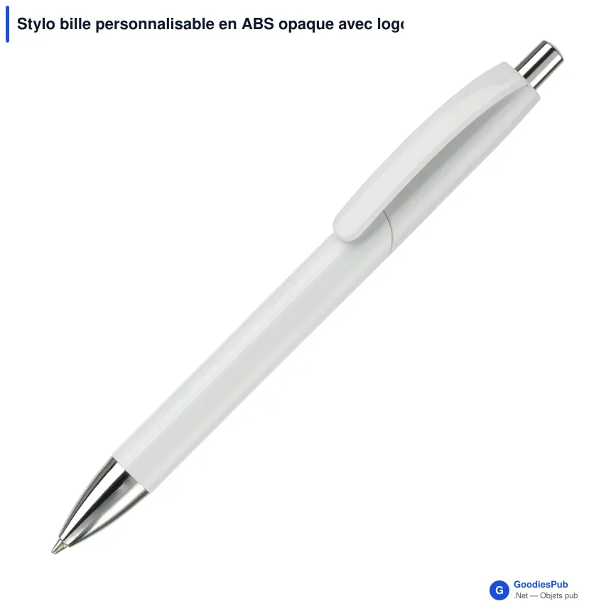 Stylo bille personnalisable en ABS opaque avec logo - Texas - Image 5