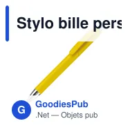 Stylo bille personnalisable en ABS opaque avec logo - Texas - Miniature 6