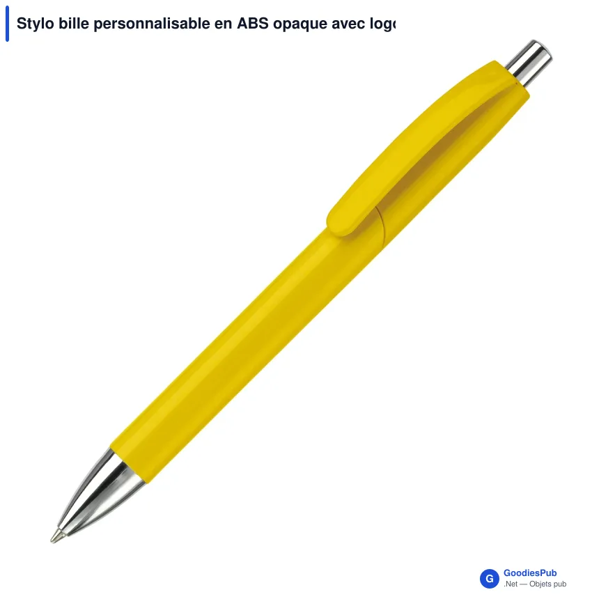 Stylo bille personnalisable en ABS opaque avec logo - Texas - Image 6