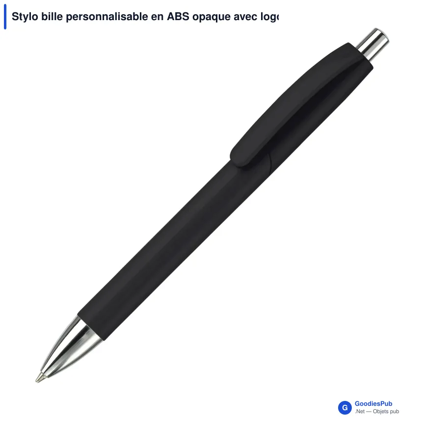 Stylo bille personnalisable en ABS opaque avec logo - Texas - Image 7