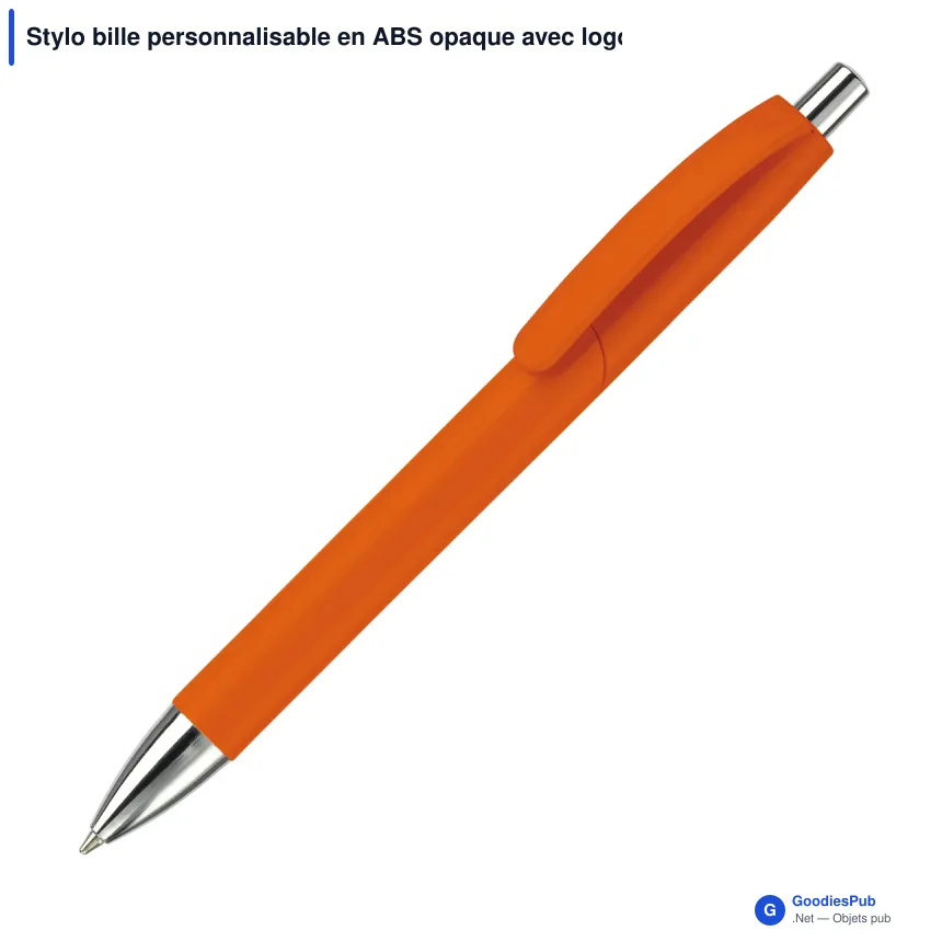 Stylo bille personnalisable en ABS opaque avec logo - Texas - Image 8