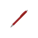 Variante Rouge - Stylo bille personnalisable en ABS opaque avec logo - Texas