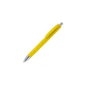Variante Jaune - Stylo bille personnalisable en ABS opaque avec logo - Texas